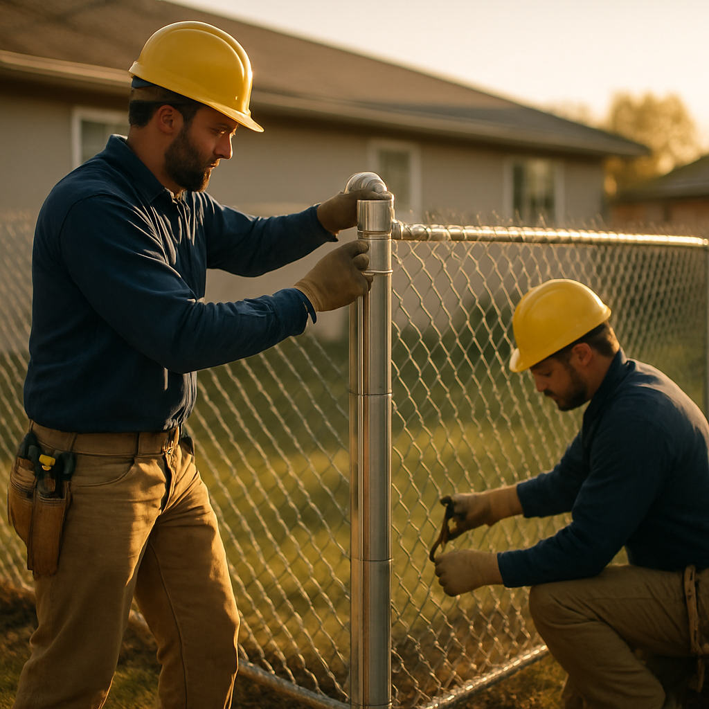 Professional fence installation